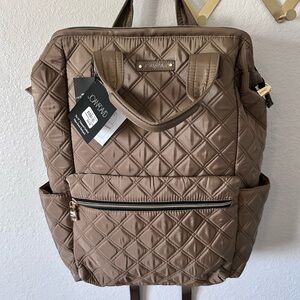 18” quilted back pack. Never used.